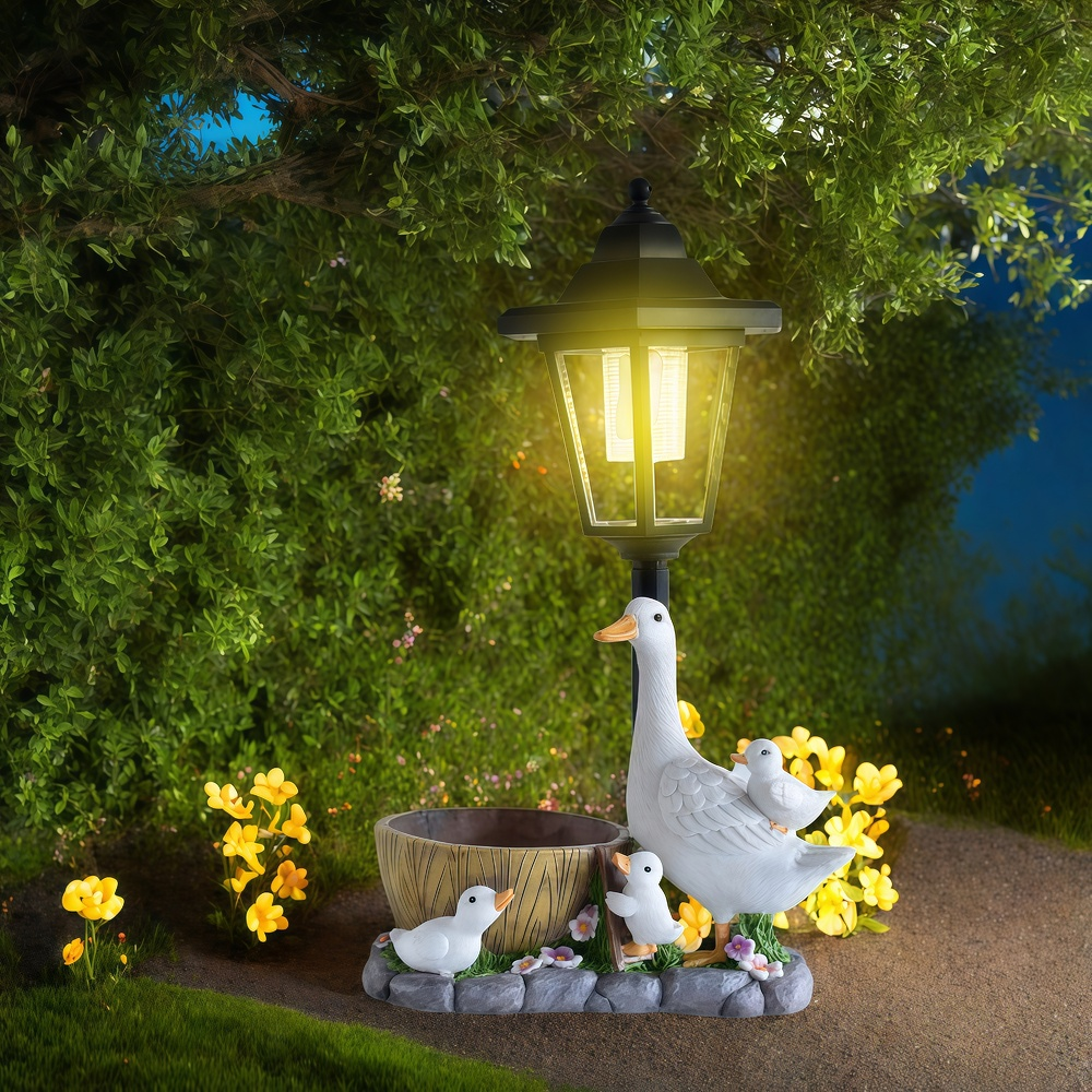 Solar Duck Night Light Garden  - Resin Art Craft ulasan dan harga