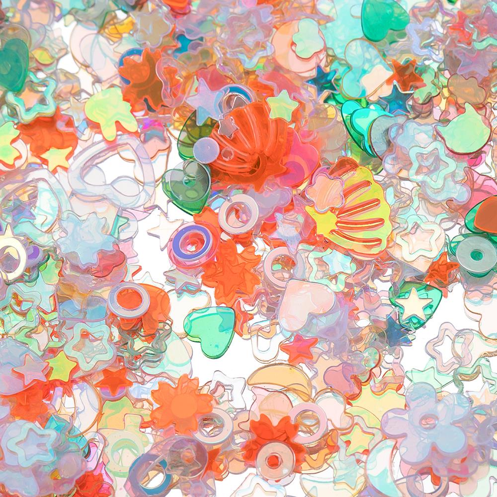 20gram 3-6mm Mixed Glitter Seq - Resin Art Alphabet ulasan dan harga
