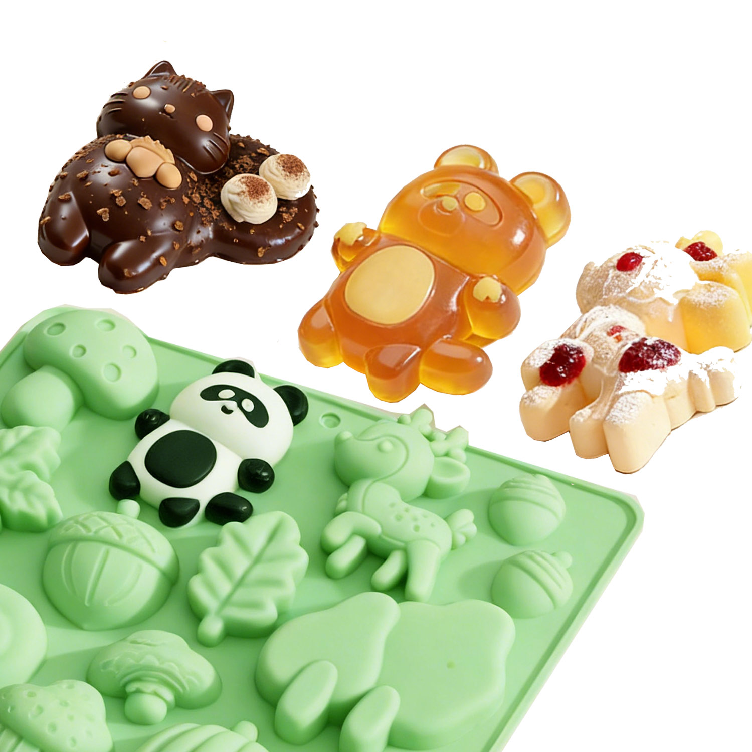 1 Silicone Cake Mold in the Sh - Resin Art Guide ulasan dan harga