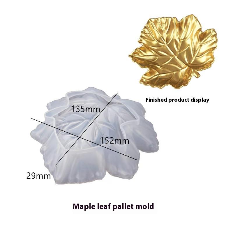 3D Maple Leaf Ash Tray Resin M - Resin Art Coasters ulasan dan harga
