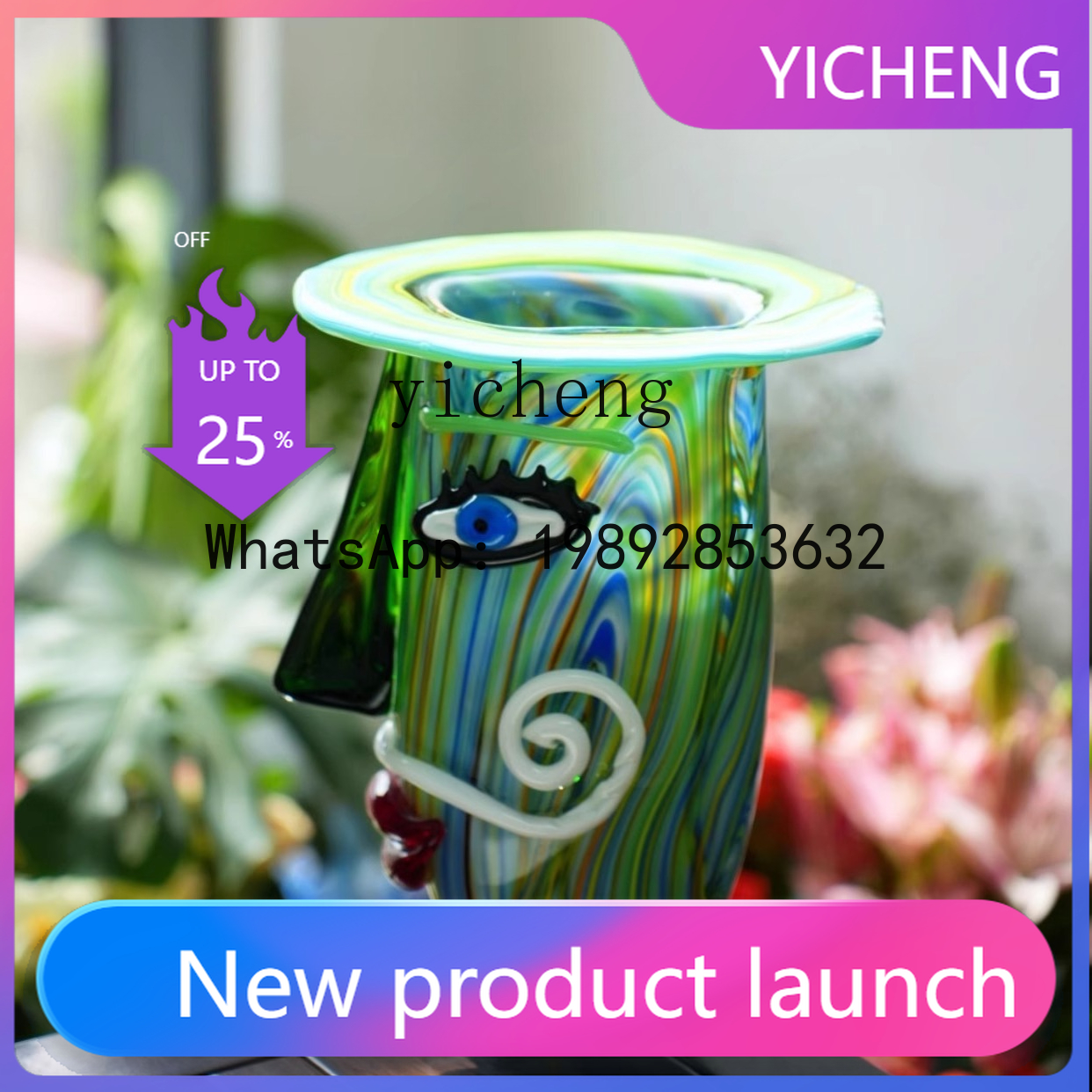 B-1  Glazed Vase Niche Art Hom - Resin Art Order ulasan dan harga