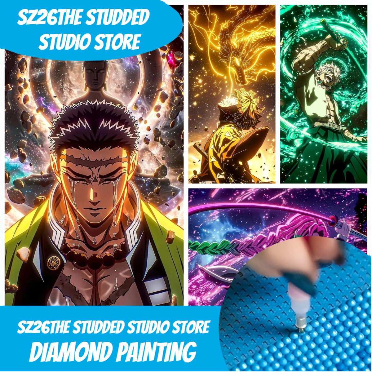 Sz26The Studded Anime Demon Sl - Resin Art Craft ulasan dan harga