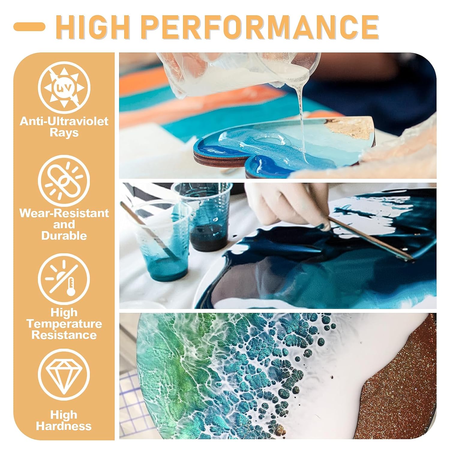 Epoxy Resin Kit 36OZ Crystal C - Resin Art Ratio ulasan dan harga