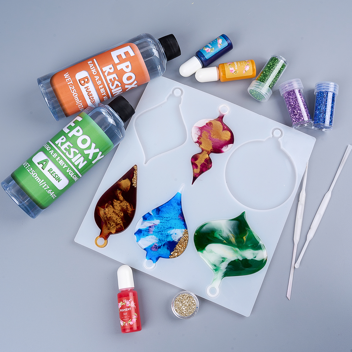 1:1 AB Resin Epoxy Glue Kit Hi - Epoxy Resin Ab ulasan dan harga