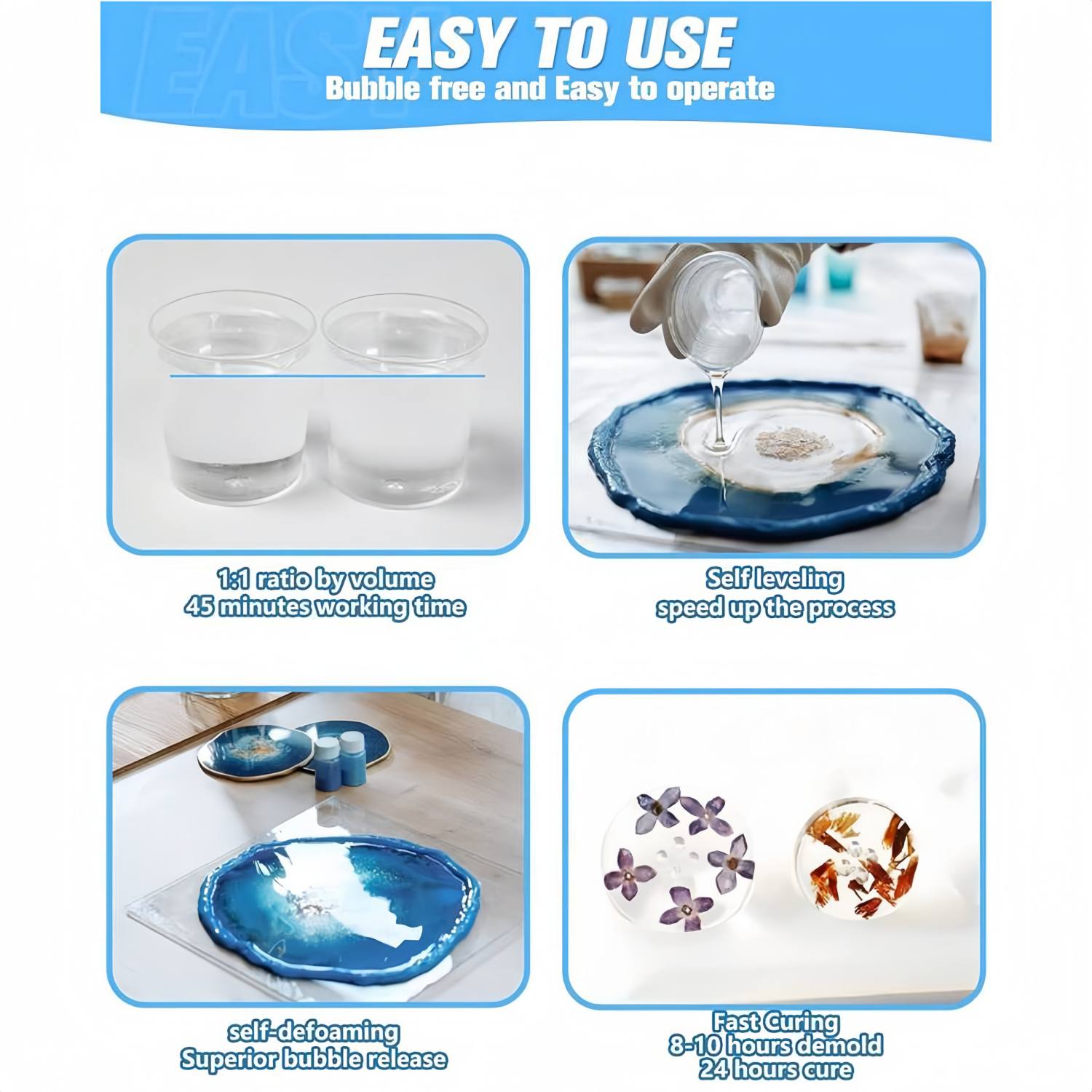 16.9oz Clear Epoxy Resin Kit C - Resin Art Epoxy ulasan dan harga