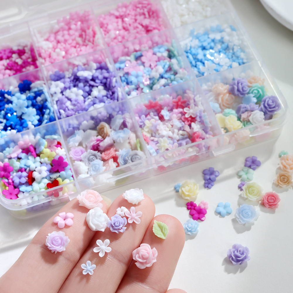 Multicolor Acrylic Flower Resi - Resin Art With Rose ulasan dan harga