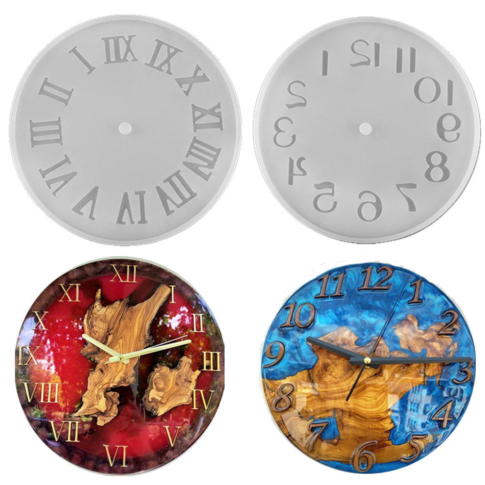 Clock Resin Molds Arabic Roman - Resin Art Tool Kit ulasan dan harga