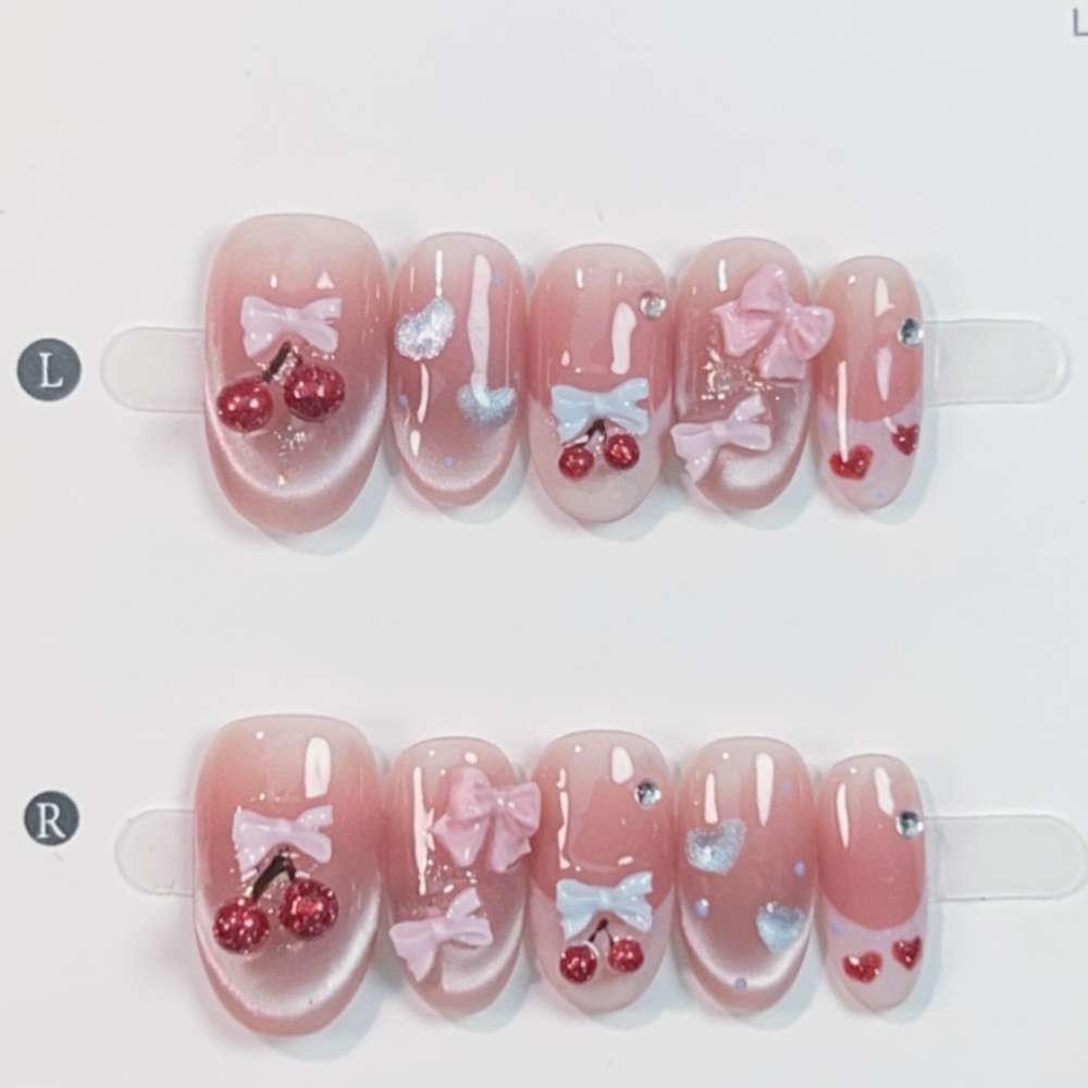10pcs Cat's Eye Handmade Fake  - Resin Art Design ulasan dan harga