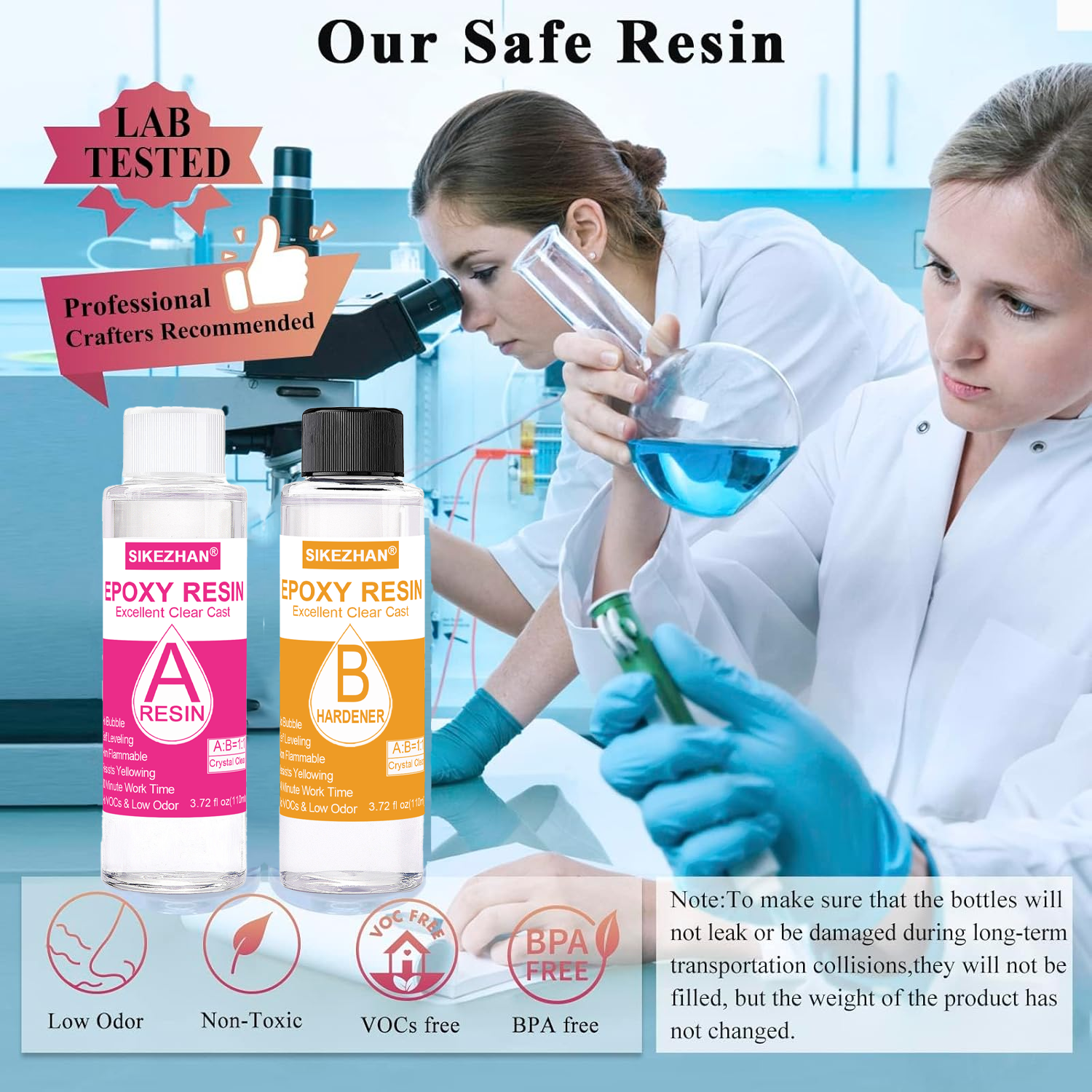 SIKEZHAN Epoxy Resin Kit Cryst - Resin Art Ratio ulasan dan harga