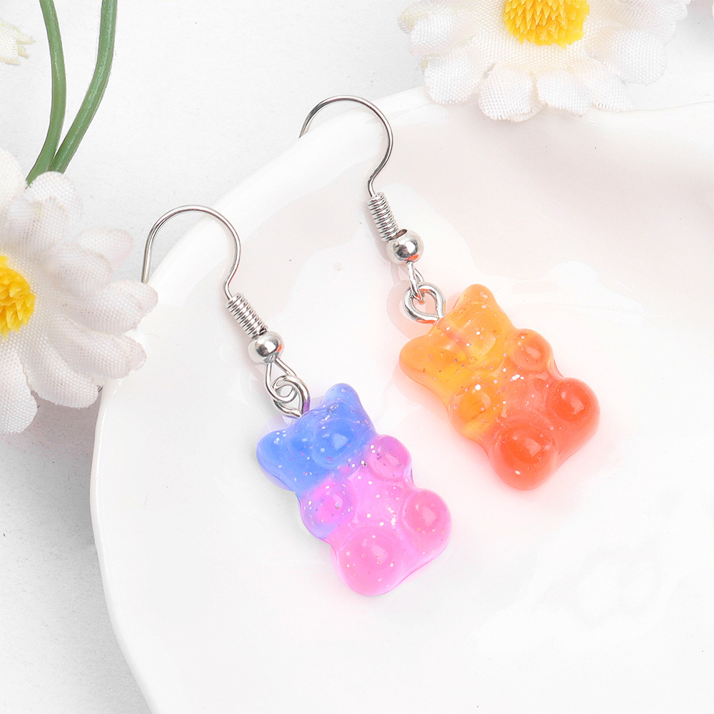 60pcs Dual Color Resin Bear Sh - Resin Art Craft ulasan dan harga