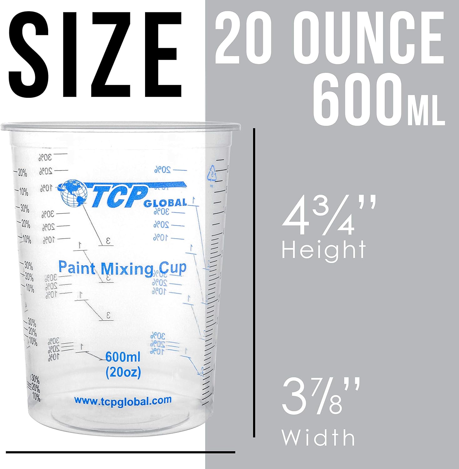 Disposable Plastic Mixing Cups - Resin Art Ratio ulasan dan harga