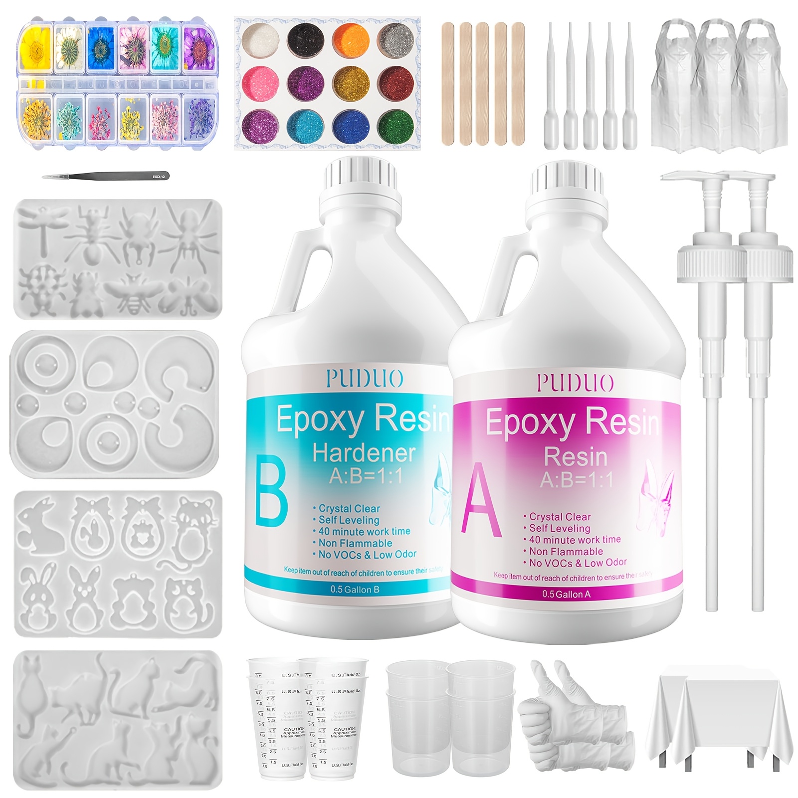 [Pro Epoxy Resin Kit] 1 Gallon - Resin Art Pro ulasan dan harga