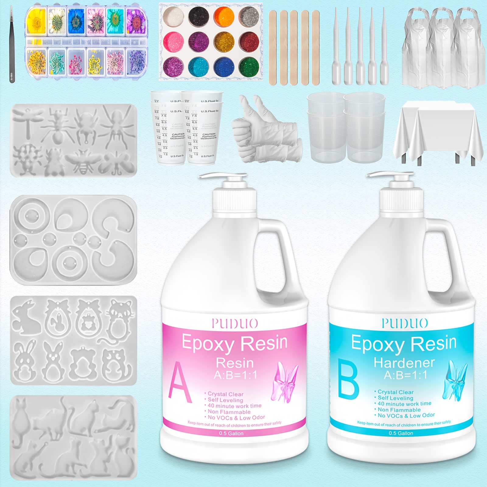 [Pro Epoxy Resin Kit] 1 Gallon - Resin Art Pro ulasan dan harga