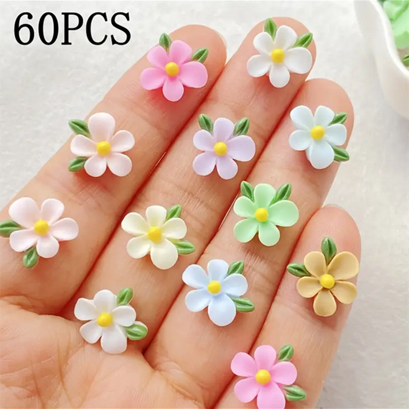 60pcs Mixed Resin Mini Colorfu - Resin Art With Rose ulasan dan harga