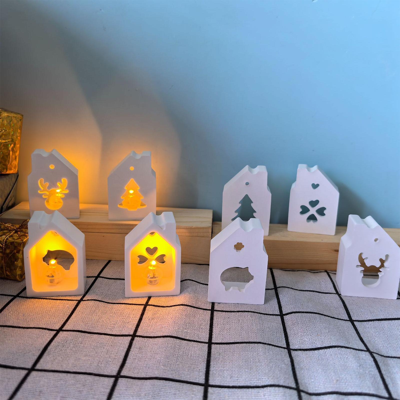 House Silicone Mold 4-Cavity C - Resin Art Epoxy ulasan dan harga