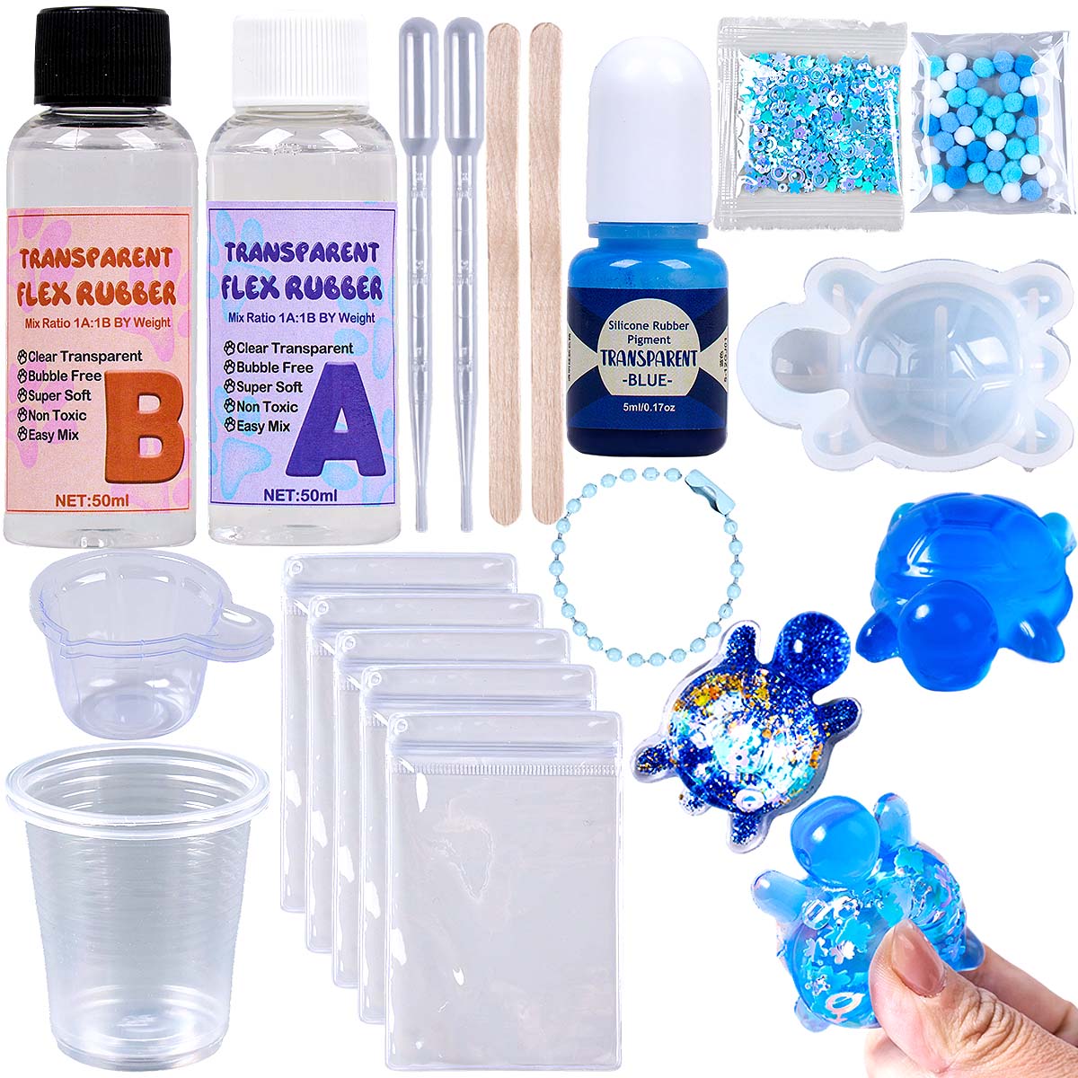 Taba Squishy Kit 50ml Epoxy Re - Epoxy Resin Ab ulasan dan harga