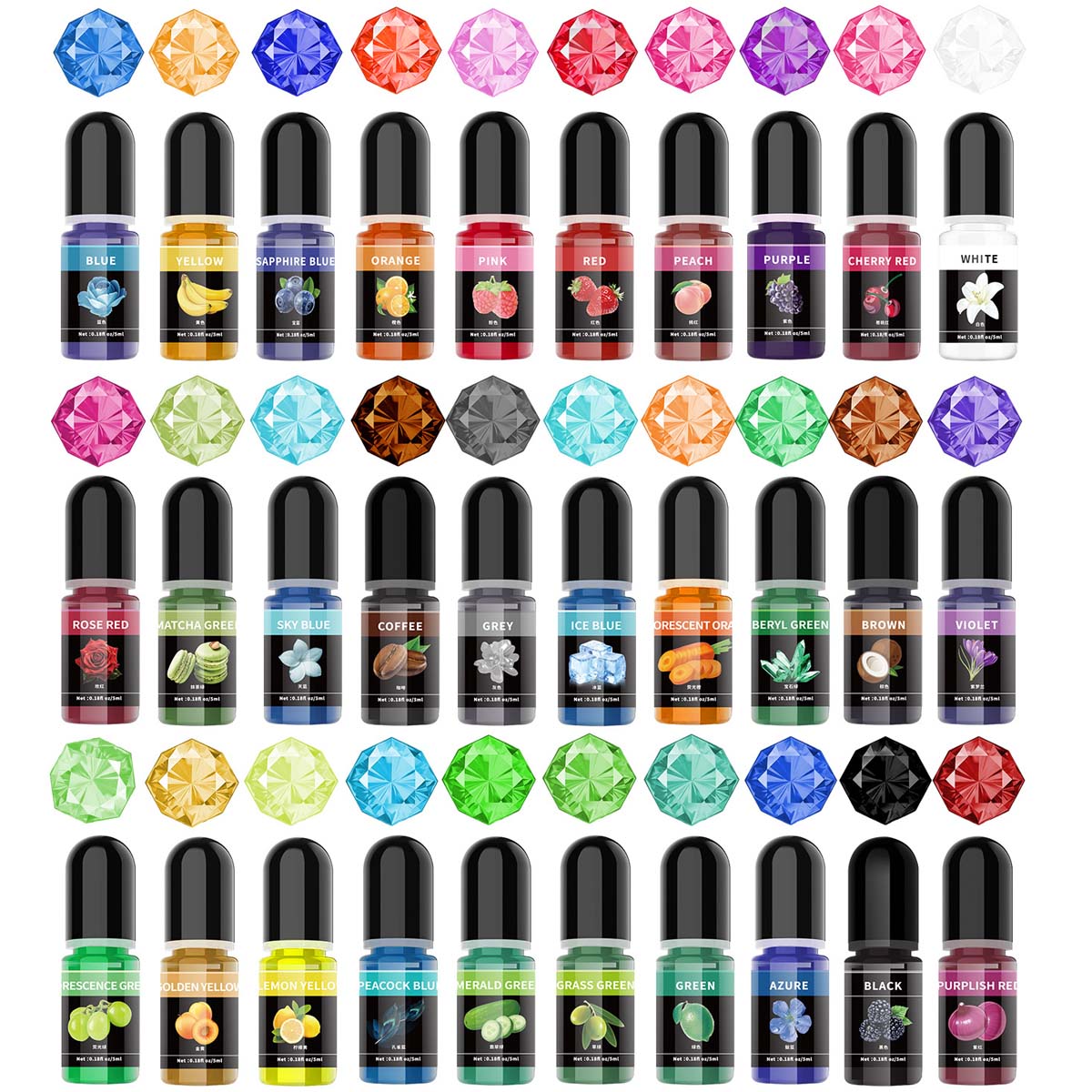 5ml/Bottle Epoxy Resin Pigment - Epoxy Resin Ab ulasan dan harga