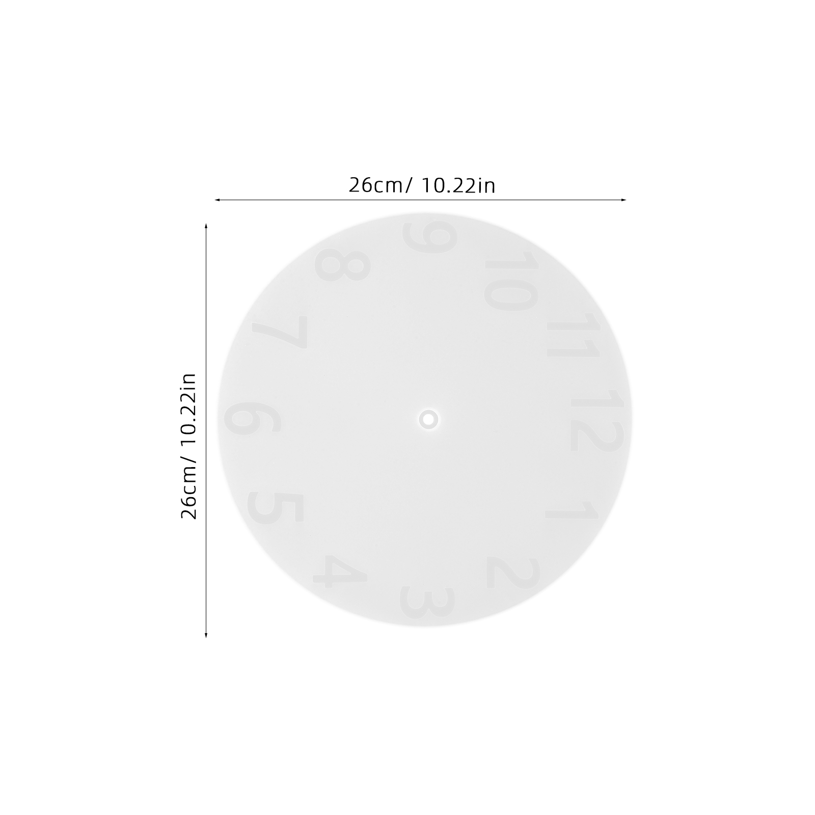 1 set 1 Set Diy Silicone Clock - Resin Art Epoxy ulasan dan harga