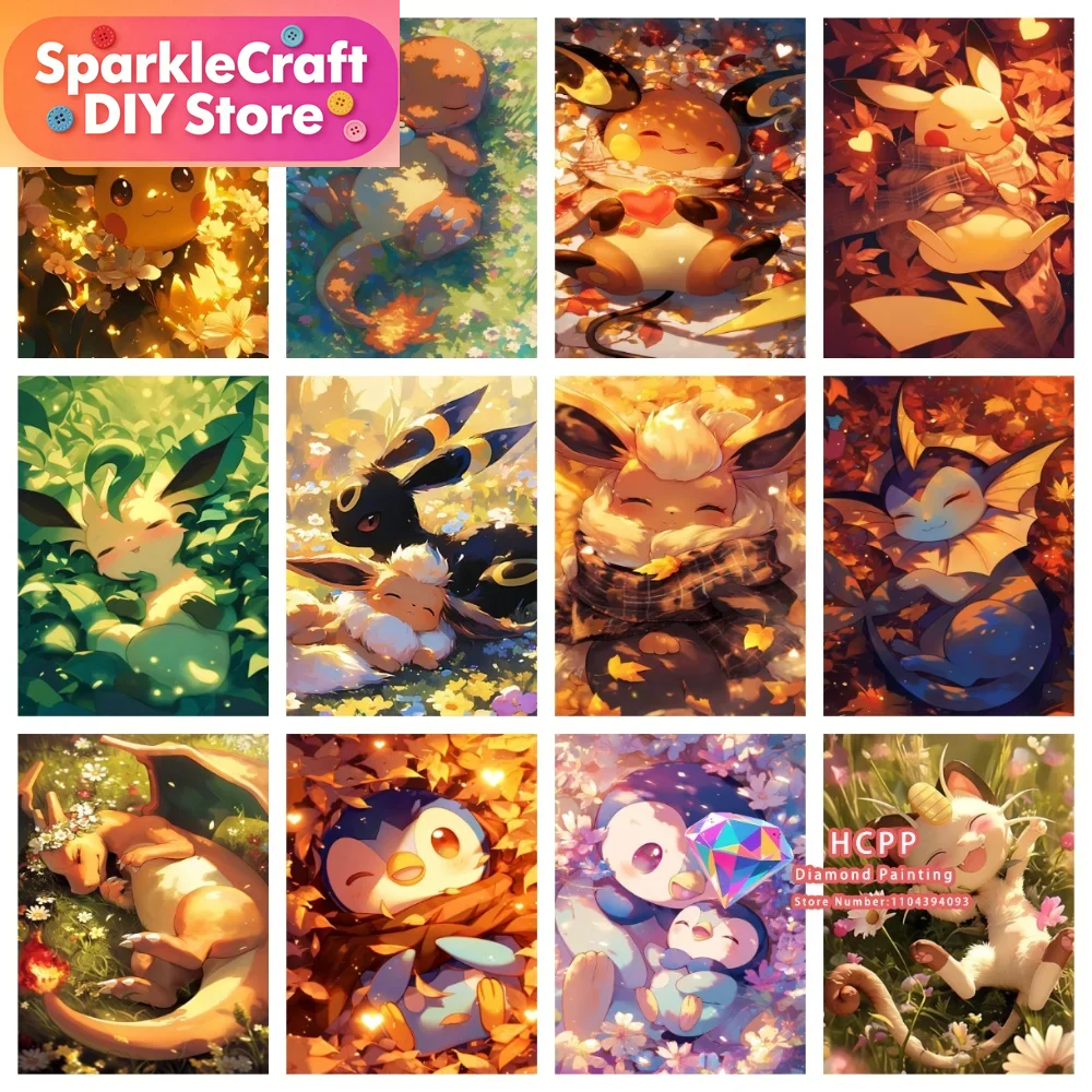 1pc frameless Cartoon Pokemon  - Resin Art Craft ulasan dan harga