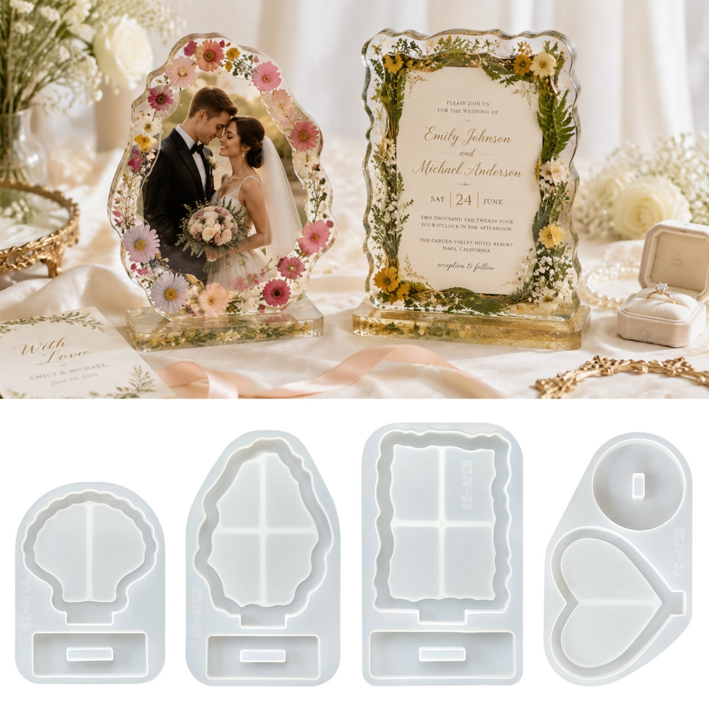 S0305 Love Heart Shell Photo F - Resin Art Epoxy ulasan dan harga