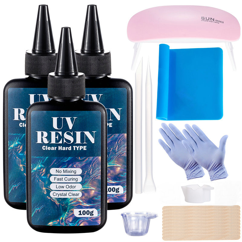 100g/250g Clear UV Resin Hard  - Resin Art Pro ulasan dan harga