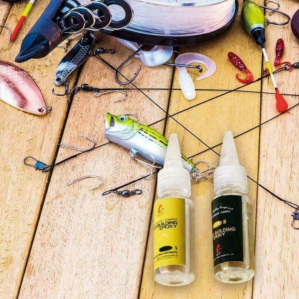 2Pcs DIY Fishing Tool Repair E - Epoxy Resin Ab ulasan dan harga
