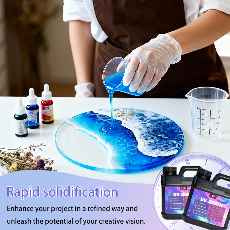 1000g UV Resin Crystal Clear H - Resin Art Epoxy ulasan dan harga